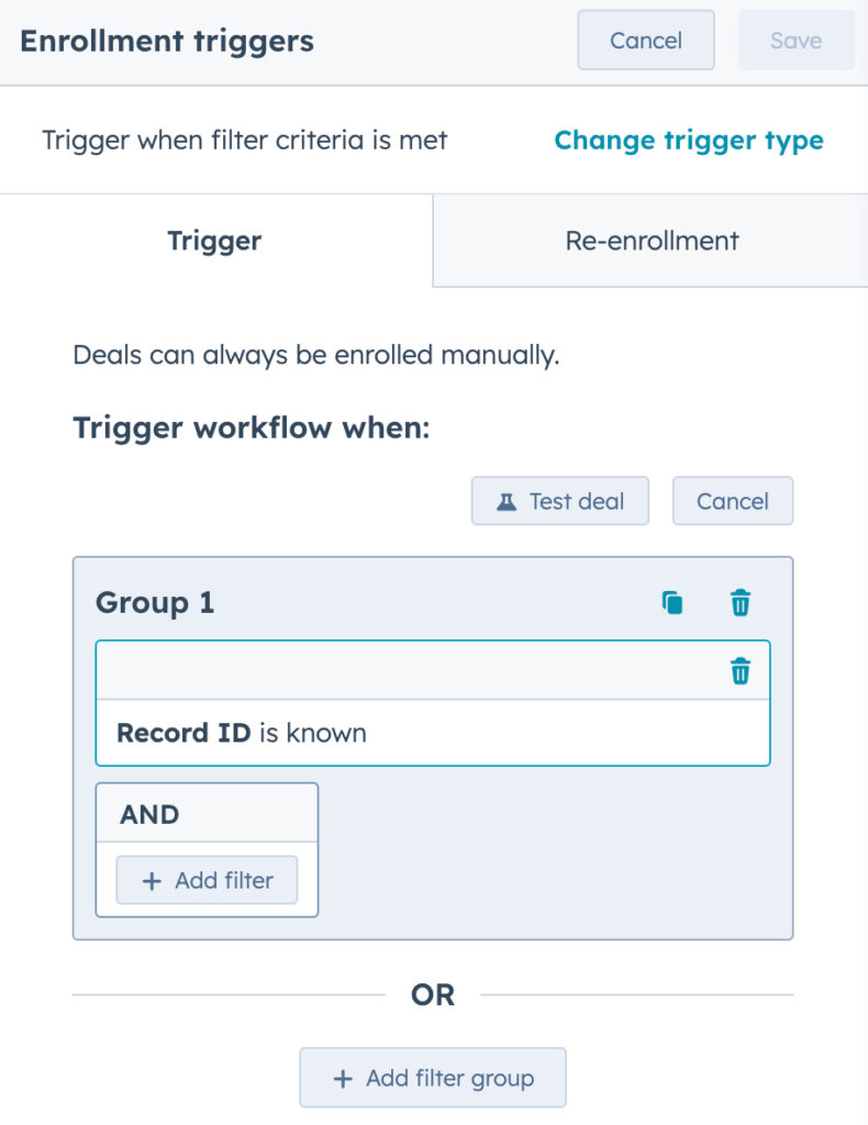 建立 Hubspot Workflow:工作自動化的重要性 4 hubspot Enrollment triggers