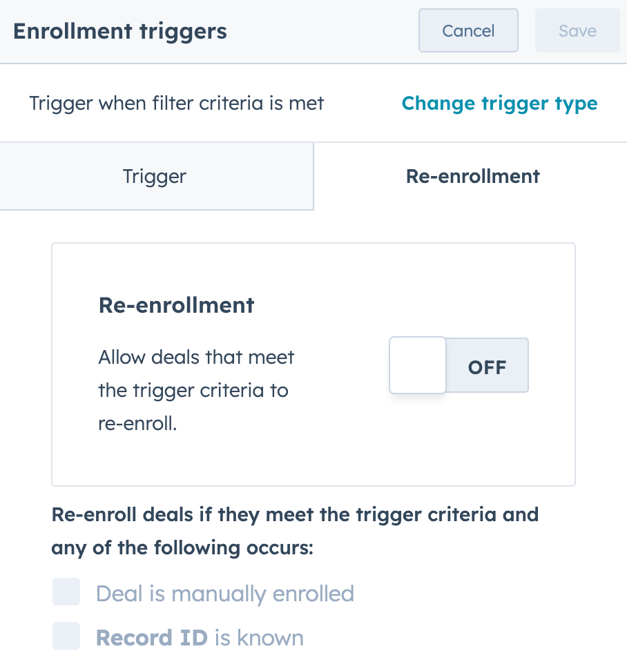 建立 Hubspot Workflow:工作自動化的重要性 6 hubspot workflow Re-enrollment