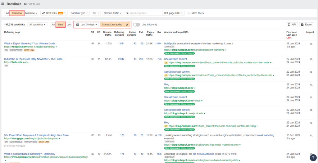 Ahrefs 的 Site Explorer 深入解析 - 外連操作/競爭對手/網站結構 12 ahrefs - backlink