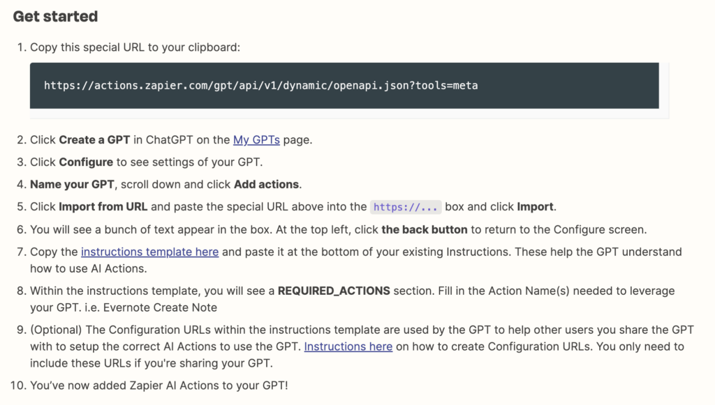 EP.3 Zapier – 如何在 ChatGPT 上進行自動化任務:安裝指南 7 Get started to set up GPTs
