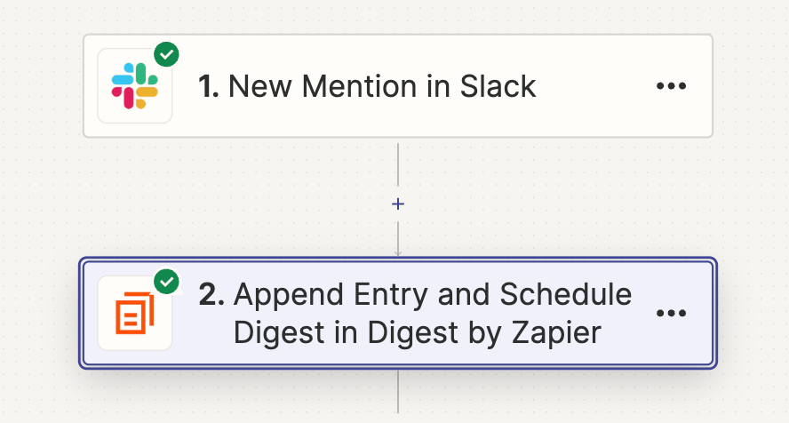 EP.4 使用 Zapier Digest 串接 Slack 為你每天的工作進行總結 5 zapier - set zapier digest