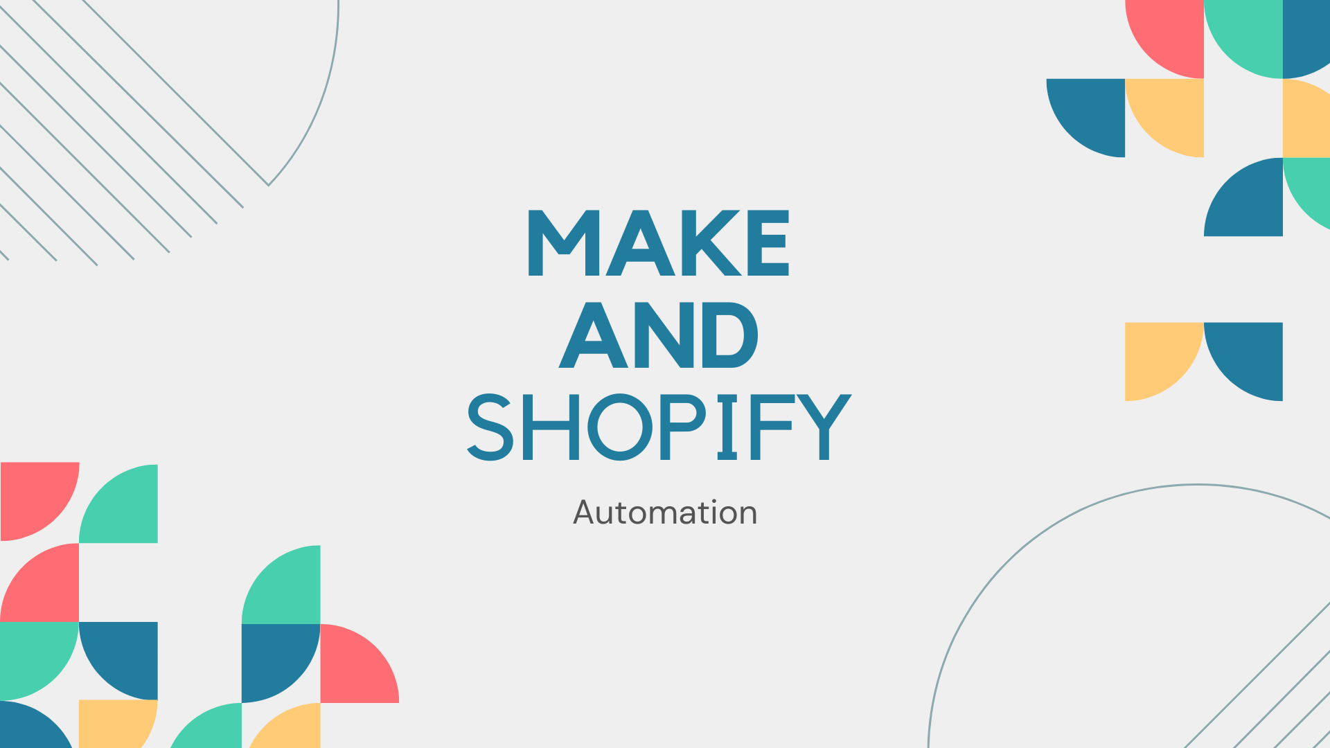 EP.2 Make - 與 Shopify 串接 :自動化你的電商工作流程 1 make and shopify